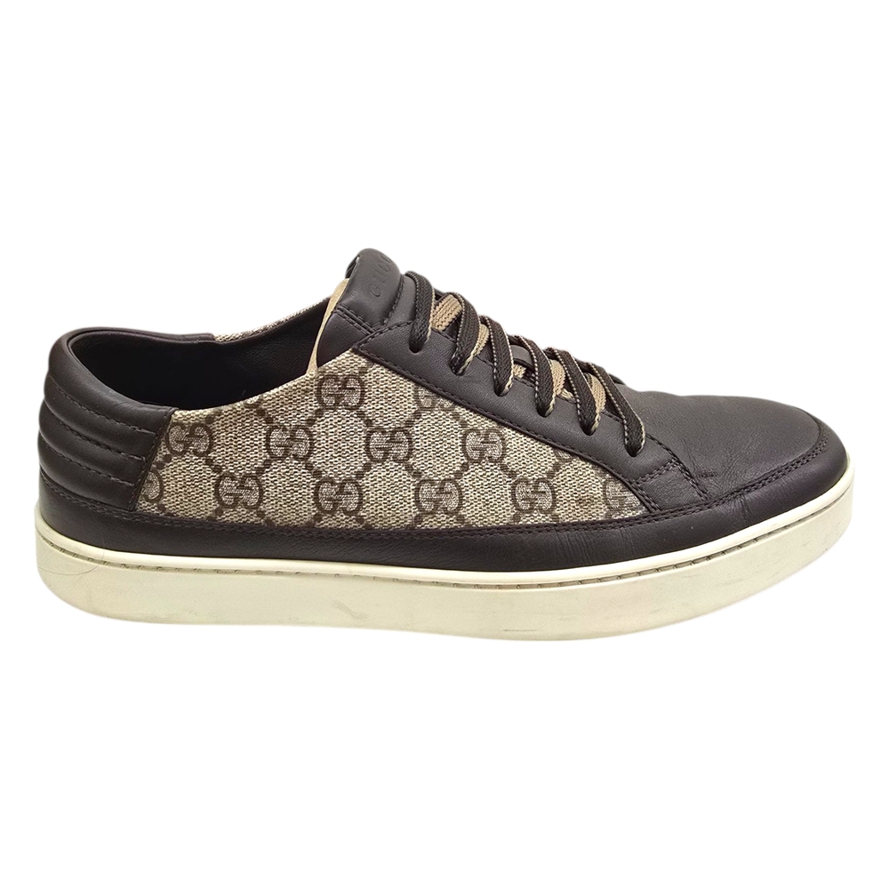 Gucci Men's Brown Leather Sneakers